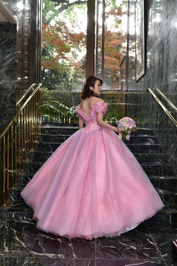 ウェディングドレスショップアトリエアンのブログ ホテル椿山荘 東京で結婚式でした プリンセス 憧れのシンデレラドレス