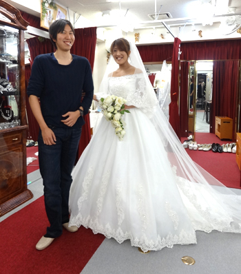 ウェディングドレスショップアトリエアンのブログ ドレスはレイチェル グランヴィア京都で結婚式です